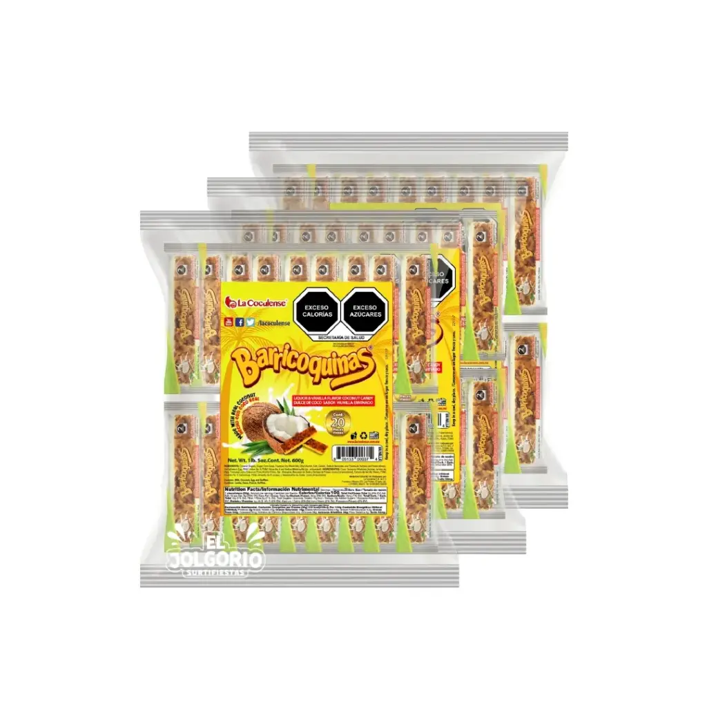 Barricoquinas 20 Pzas La Coculense 600g