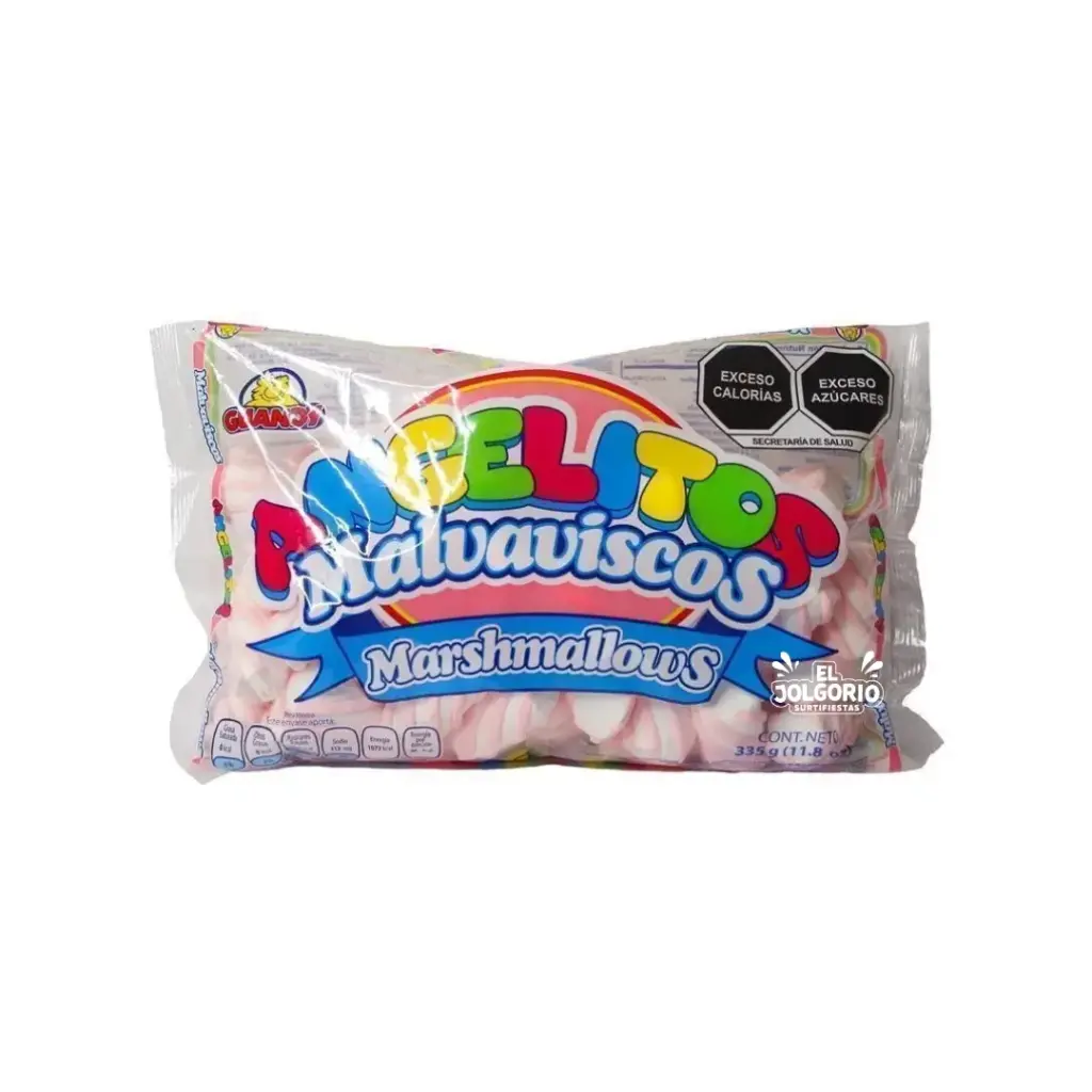 Bombon Angelitos Enrollados Rosa 300g