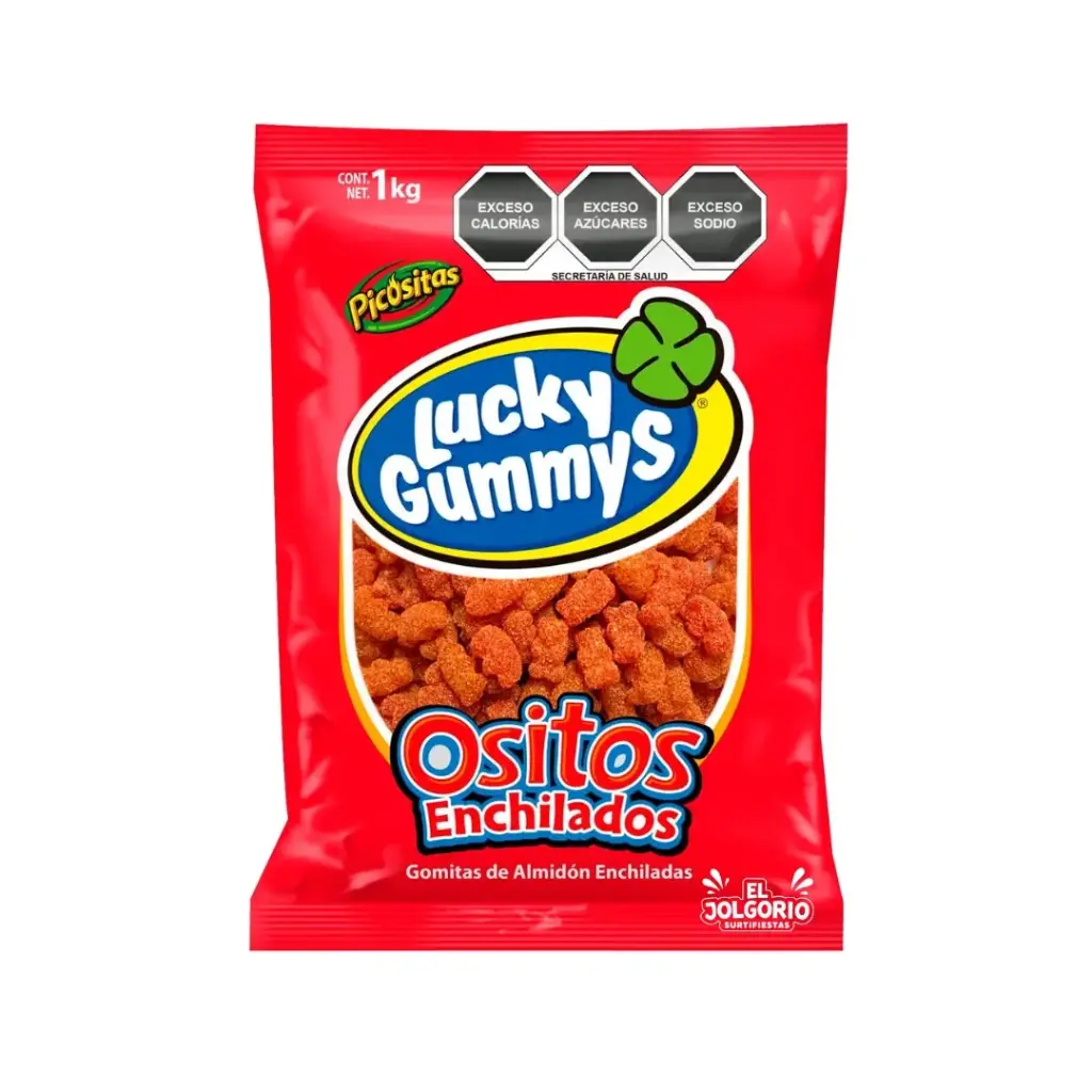 Gomitas Lucky Gummys Ositos Enchilados 1kg