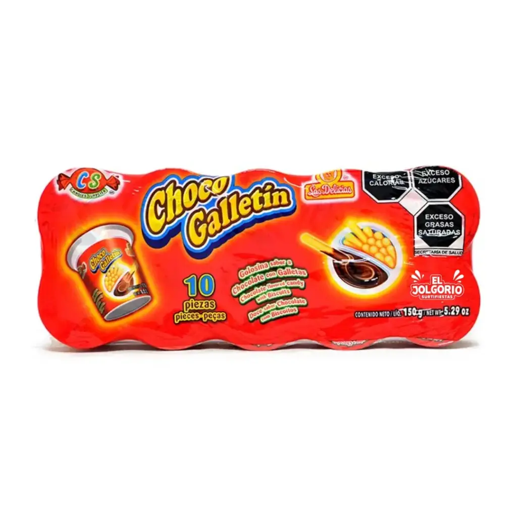 Choco Galletín Las Delicias 10pz 150g