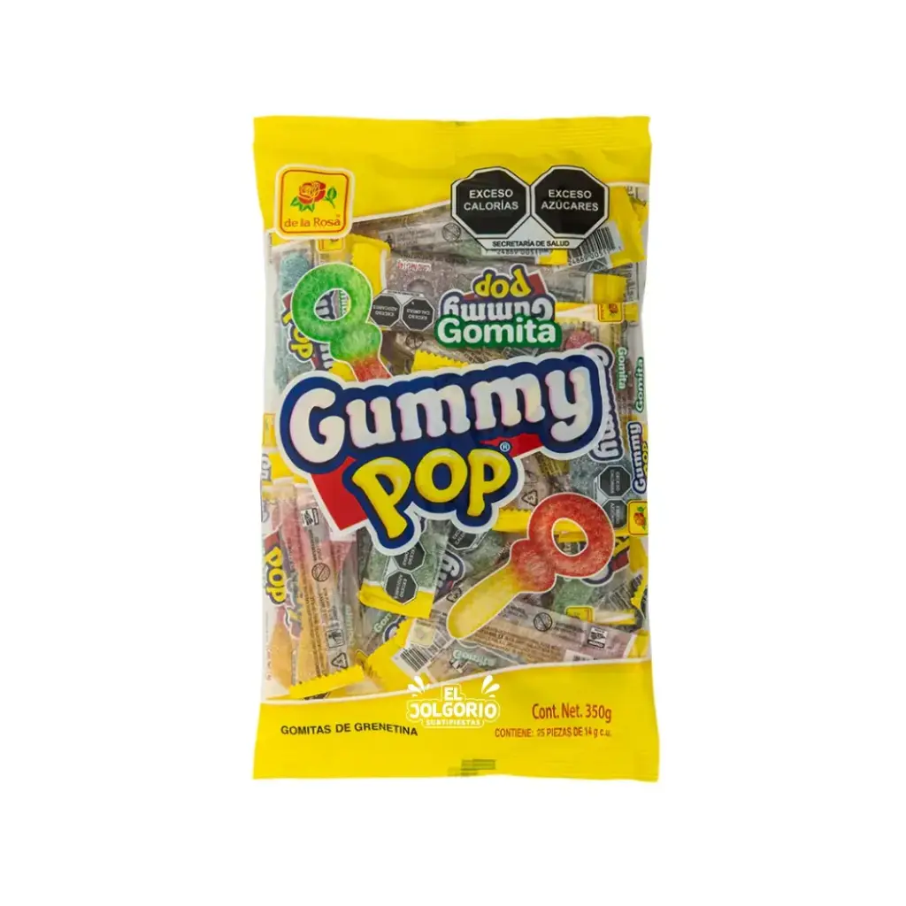 Gummy Pop De La Rosa 25pzas 350g