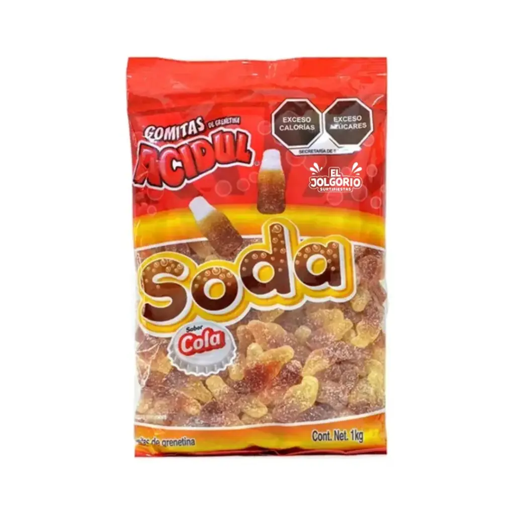 Gomitas Acidul Soda Sabor Cola 1kg
