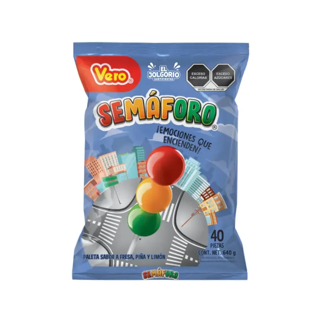 Paleta Semaforo Vero 40 Pzas