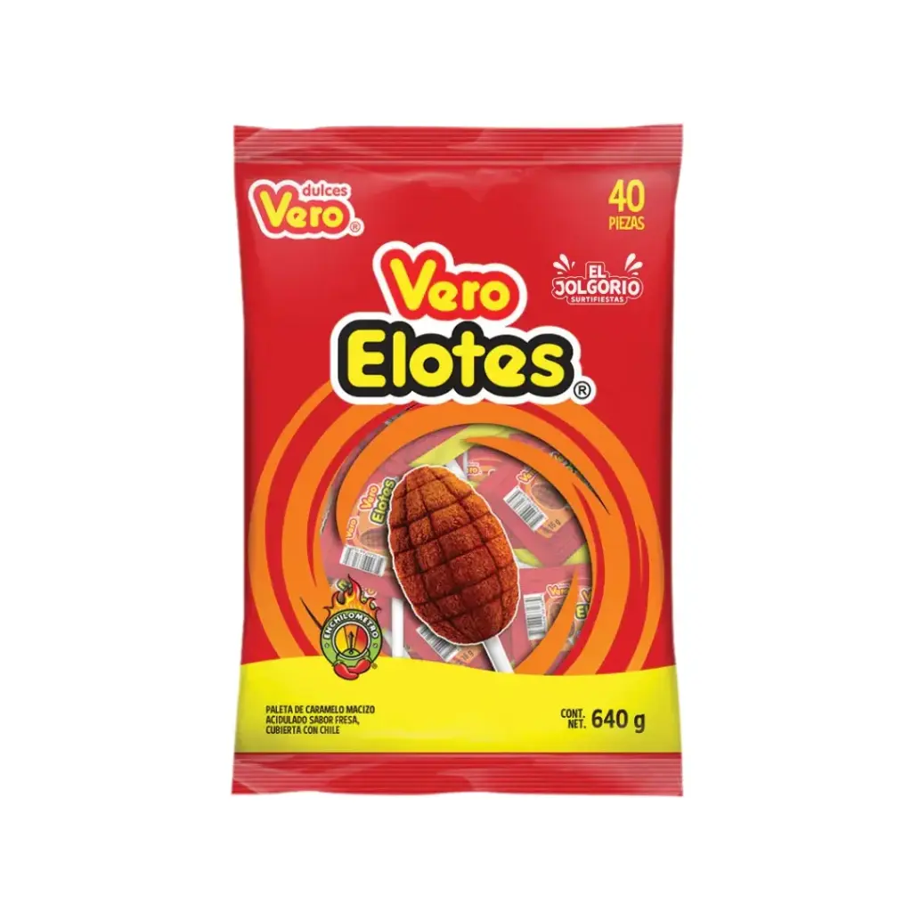 Paletas Vero Elotes 40pzas