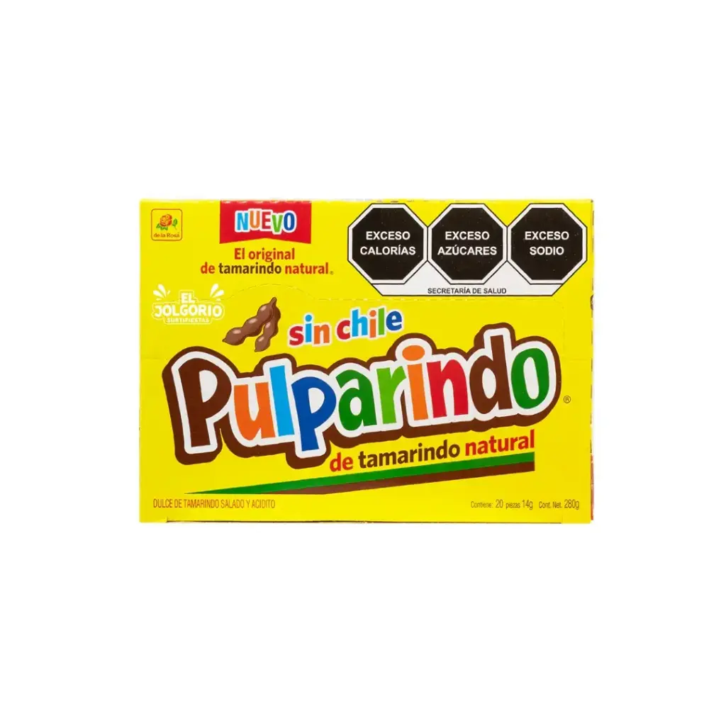Pulparindo Sin Chile 20 Pzas