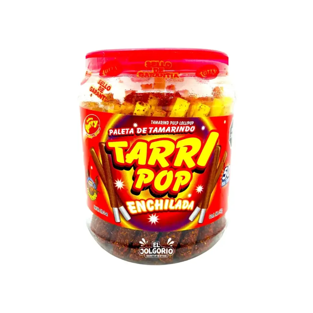 Tarri Pop Tamarindo Enchilado Vitrolero 50 Pzas