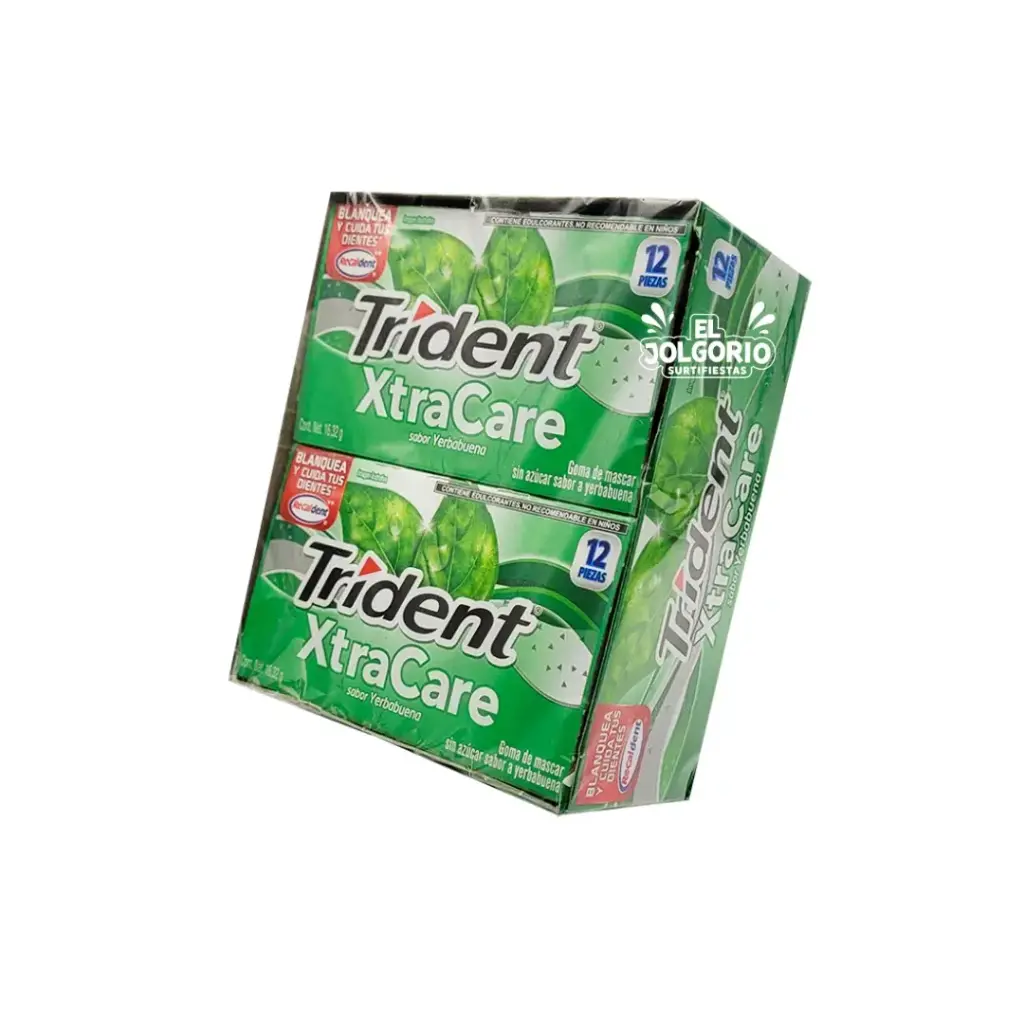 Trident Xtra Care Yerbabuena 12pz