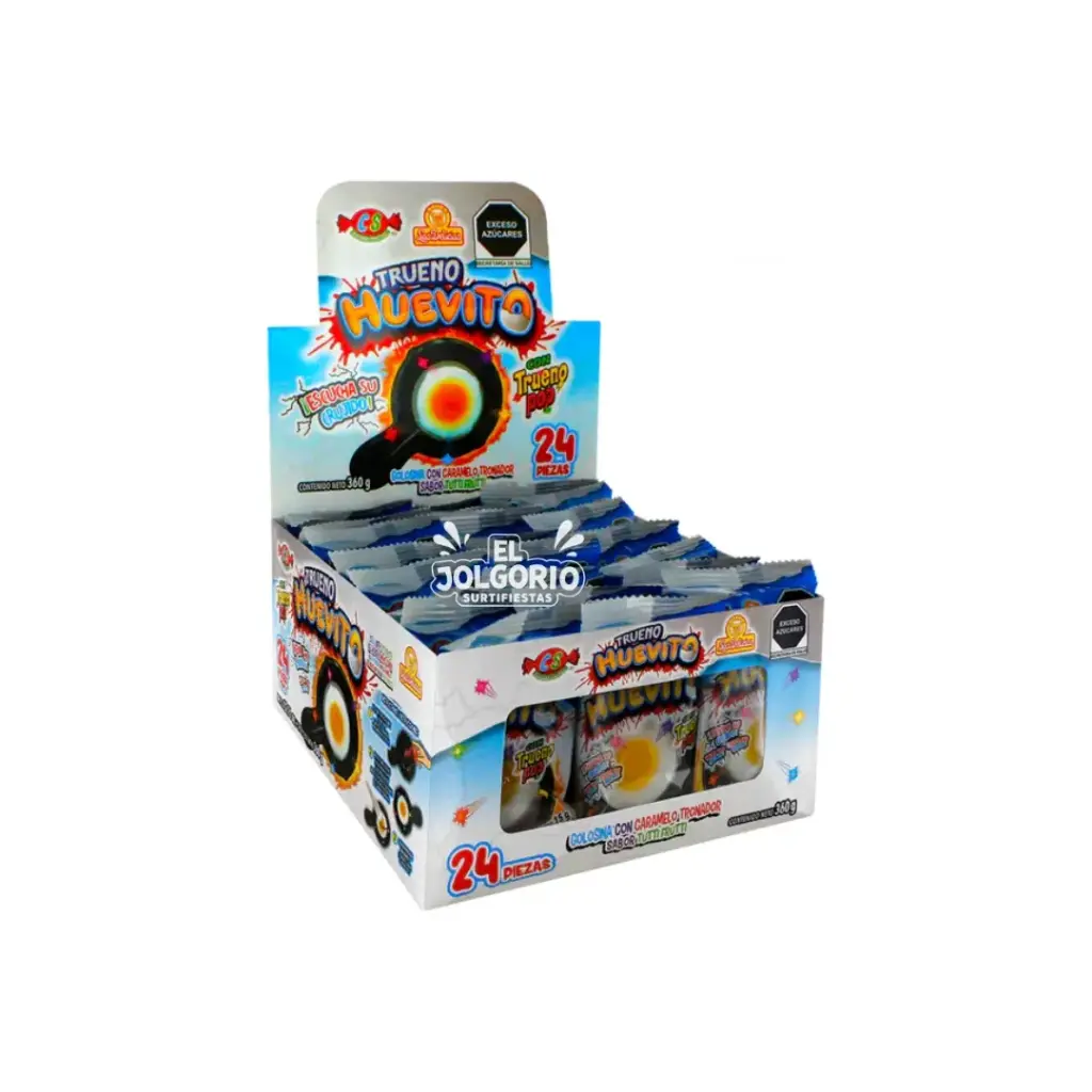 Trueno Huevito Caja Las Delicias 24pzas