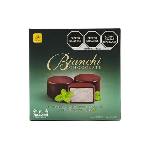 Chocolate Bianchi Malvavisco Menta De La Rosa 50pz