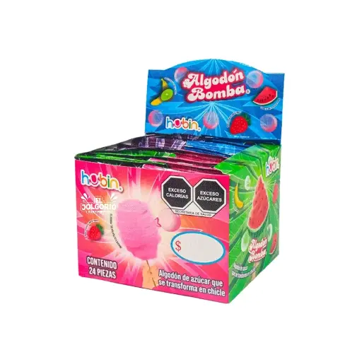 Algodón Bomba Hubin 24pzas