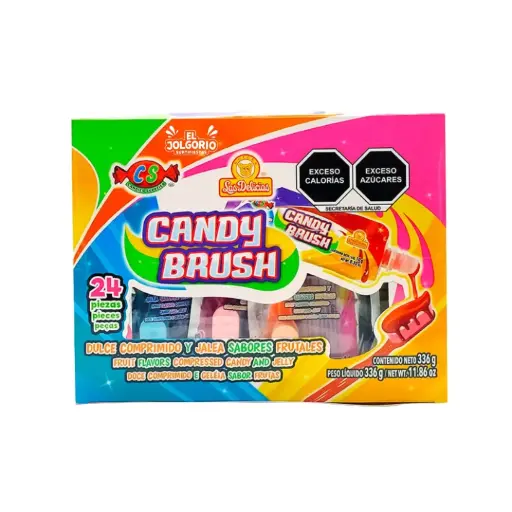 Candy Brush Las Delicias 24pzas 336g