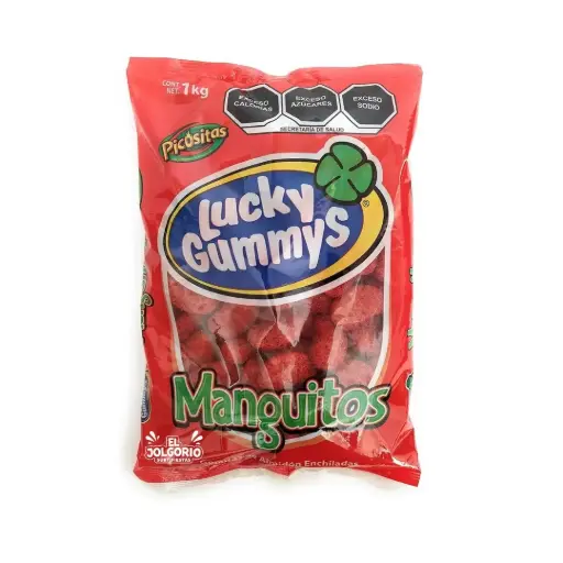 Gomitas Lucky Gummys Manguitos Enchilados 1kg