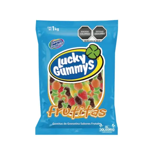 Gomitas Lucky Gummys Frutitas 1kg