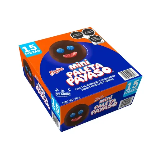 Paleta Payaso Mini 15pzas