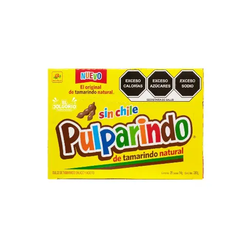 Pulparindo Sin Chile 20 Pzas