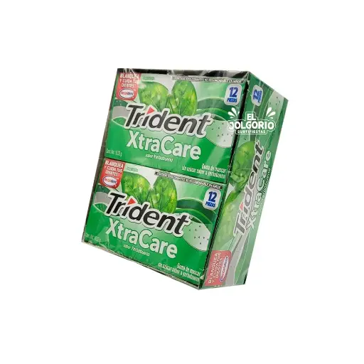 Trident Xtra Care Yerbabuena 12pz